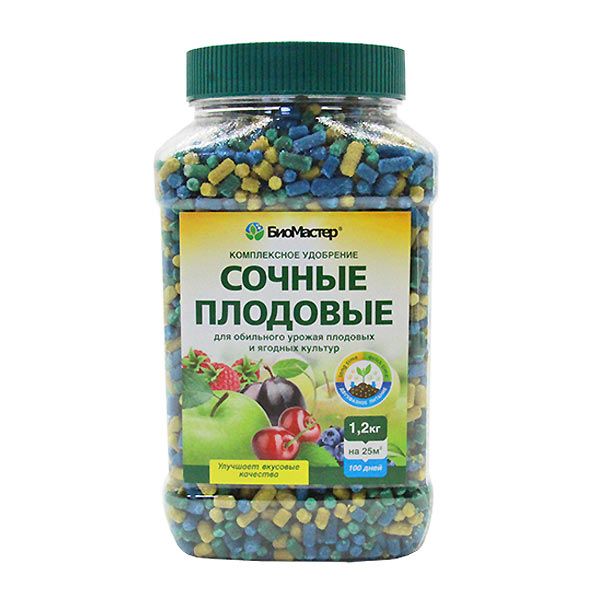 Fertilizer complex mineral 1,2kg Juicy fruit BIOMASTER